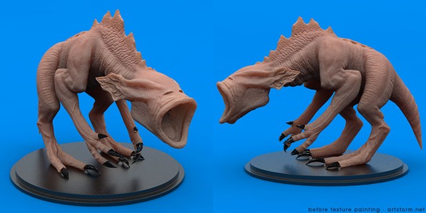 Destrachan - Before Texture Painting