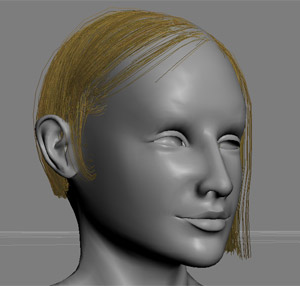 Hair Styling of Elly Styling Ellys Hair in 3ds Max